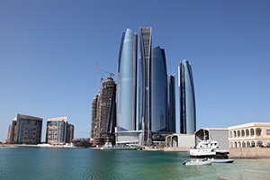 Skyscrapers in Abu Dhabi, United Arab Emirates