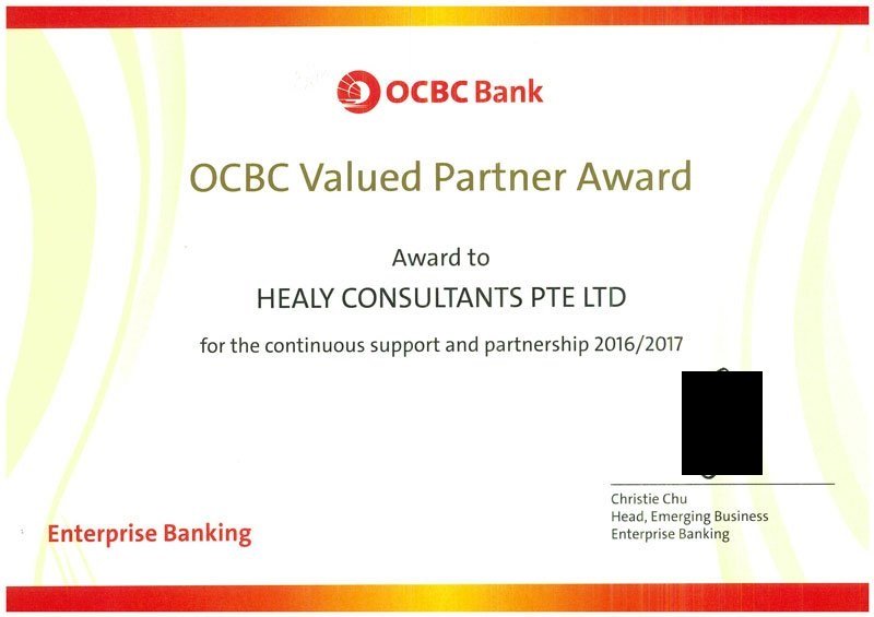 certificate for hc from OCBC